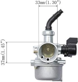 img 1 attached to 🛵 Карбюратор PZ19 + Воздушный фильтр 35 мм для квадроциклов, мотокроссов и питбайков от 50 до 125 куб.см. Taotao Honda CRF Скутеров Го-карт