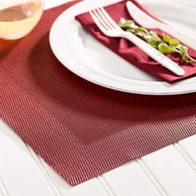 img 1 attached to Посуда для ресторанов RWA0452R Geneva Garnet Placemat