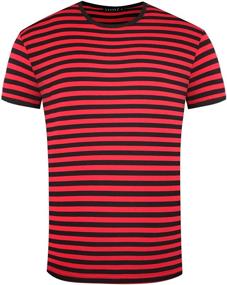 img 3 attached to 👕 Ezsskj Sleeve Striped Outfits Medium: Fashionable & Versatile Clothing for Any Occasion