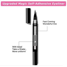 img 2 attached to 💫 Revolutionary Magic Eyeliner: Waterproof Self Adhesive & Magnetic Eye Liner Pen Duo