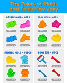 img 3 attached to 🎨 Unlock Your Creativity with Sand Molds Tools Magic Molding