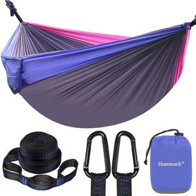 img 4 attached to Carabiners Lightweight Parachute Backpacking Hammock Pink