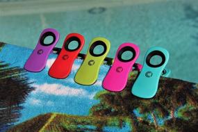 img 1 attached to 🏖️ Turquoise Beach Towel Clips for Pool Chairs, Beach Chairs, and Cruise Ships - No Rust Stainless Steel, Premium Durability, and Unmatched Quality to Prevent Towel from Blowing Away