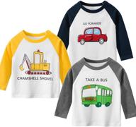 🦖 kids' cotton dinosaur clothing: moon tree cartoon boys' tops, tees & shirts logo