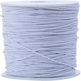 img 2 attached to 🧵 Bingcute 1.0MM White Beading Elastic Cord, 100 Yard - White