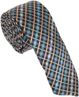 👔 dan smith dae7c10d checkered microfiber boys' necktie accessories logo