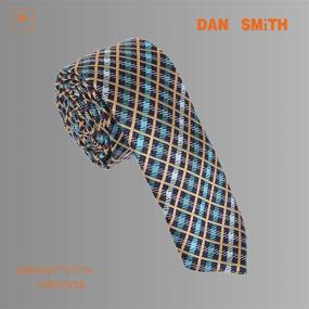 img 2 attached to 👔 Dan Smith DAE7C10D Checkered Microfiber Boys' Necktie Accessories