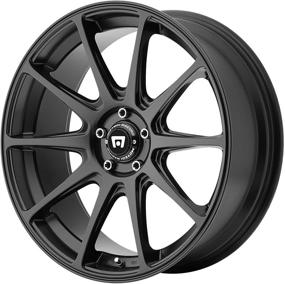 img 1 attached to 🔍 Enhanced Search-Optimized Motegi Racing MR127 Satin Black Wheel (17x8&quot;/5x100mm, +38mm offset)