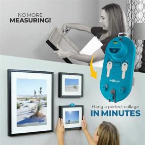 img 3 attached to 🖼️ Go Hang It! Pro: The Ultimate Picture Hanging & Leveling Kit – No Measuring Required, Hang Sawtooth/Wire Hangers Effortlessly, Complete with Hardware Case +85 Pcs Hanging Essentials