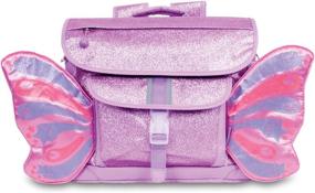 img 3 attached to 🦋 Bixbee Purple Sparkly Butterflyer Bag (Medium)