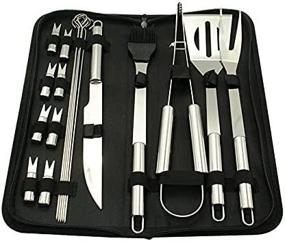 img 1 attached to GOGOTIT Accessories Set，Stainless Aluminum Grilling