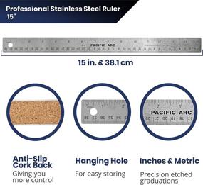 img 2 attached to Enhanced Precision with Pacific Arc Stainless Non Slip Graduations