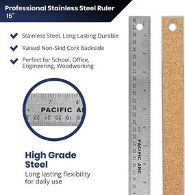 img 3 attached to Enhanced Precision with Pacific Arc Stainless Non Slip Graduations