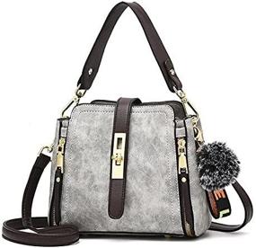 img 1 attached to TcIFE Crossbody Handbags Messenger Shoulder Women's Handbags & Wallets in Crossbody Bags
