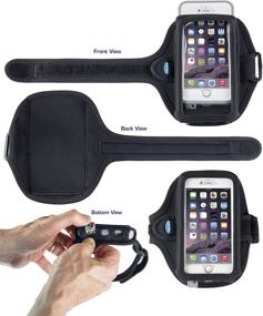 img 2 attached to 📱 Tune Belt AB92 Cell Phone Running Armband for iPhone 11/12 Pro Max, 11/XR/XS Max and Galaxy Note/Plus/Ultra for Running & Working Out (Large Case Compatible) - Includes EX3 Armband Extender