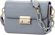 👜 stylish women's leather crossbody clutch handbag: handbags & wallets for all occasions logo