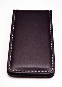 img 1 attached to Premium Fine Leather Magnetic Money Clip: The Perfect Men's Accessory for Wallets, Card Cases & Money Organizers