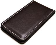 premium fine leather magnetic money clip: the perfect men's accessory for wallets, card cases & money organizers логотип