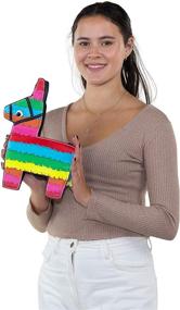 img 2 attached to 🎉 Colorful Piñata-inspired Crossbody Bag: Durable Vinyl Material