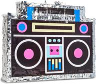 украшения для пиньяты "boom box" на вечеринке в стиле 80-х - (16,5 x 12,8 дюймов) для оптимального seo логотип