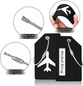 img 2 attached to Luggage Silicone Suitcases Stainless Fastening Travel Accessories