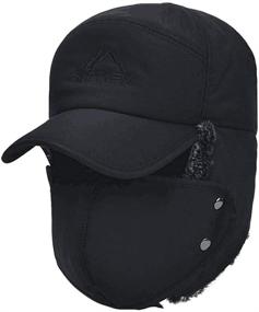 img 2 attached to 🧢 Ultimate Windproof Unisex Trooper Hunting Ushanka: A Perfect Addition to Boys' Accessories in Hats & Caps