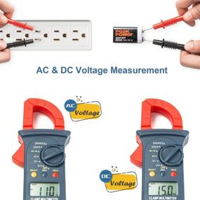 img 1 attached to 🔧 Advanced AstroAI Digital Clamp Meter 2000 Counts: Multimeter Amp Meter with Auto Ranging for Voltage, AC Current, Resistance, Continuity & Diode Testing