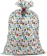 hallmark подарочная пластиковая сумка размером 56 дюймов (justice league) для дней рождения, вечеринок или любого случая логотип