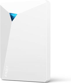 img 4 attached to 💽 EAGET 500GB Portable External Hard Drive USB 3.0 Micro-B Ultra Slim HDD, High-Speed Read up to 110MB/s, Write up to 100MB/s, for PC PS4 Laptop Mac Xbox One