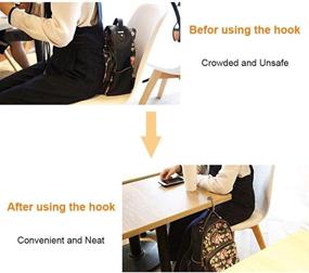 img 2 attached to 💼 Convenient Foldable Purse Hook Handbag Hangers: Must-Have Women's Table Accessories