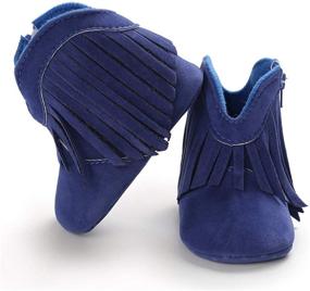 img 1 attached to 👶 Анти скольжения Новорожденные мальчики' Ботинки и сапоги от BENHERO Booties