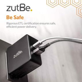 img 2 attached to 🔌 zutBe USB-C PD и USB-A QC 3.0 48W Складной зарядное устройство для путешествий для iPhone 13 12 11 X iPad Pro Pixel Samsung Galaxy S10 S20 Tab Switch – Будьте благотворительными, мощными, безопасными, совместимыми и уверенными!