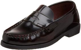 img 4 attached to Stylish and Durable School Issue Loafer 👞 Little Burgundy Boys' Shoes: Perfect for Confident Loafers