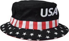 img 3 attached to DISHIXIAO USA Baseball Cap Polo Style Adjustable Embroidered Dad Hat with American Flag for Men and Women" - Slight Revision for Improved SEO: "DISHIXIAO Adjustable American Flag Baseball Cap, Polo Style Dad Hat, Embroidered for Men and Women