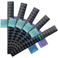 fripup 5 pack fish tank aquarium thermometer stickers for temperature monitoring - adhesive strip, 39℉ to 97℉ &amp; 4℃ to 36℃ logo