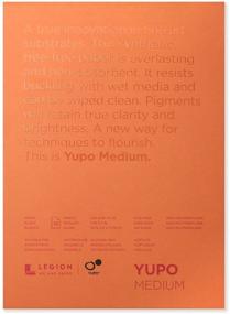 img 1 attached to 📒 Medium 74lb Legion Yupo Polypropylene Pad, 5 X 7 inches, 10 Sheets, White (L21-YUP197WH57)