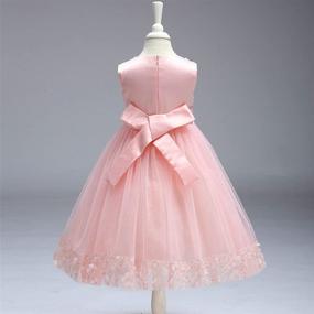 img 2 attached to 👗 2-10T Elegant Little Girl Ball Gown: Short Lace Flower Tulle Prom Dress for Wedding, Party & Dance