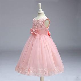 img 1 attached to 👗 2-10T Elegant Little Girl Ball Gown: Short Lace Flower Tulle Prom Dress for Wedding, Party & Dance