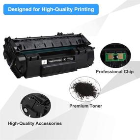 img 1 attached to 🖨️ High-Quality TRUE IMAGE Compatible Toner Cartridge Set for HP 49A Q5949A 53A Q7553A 49X Q5949X - Ideal for 1320 1320n 3390 1160 1320tn 1320nw 3392 P2015 P2015dn Printer - Reliable Black Ink, 2-Pack