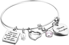img 4 attached to Daughter Bracelet Gifts Marriage Family