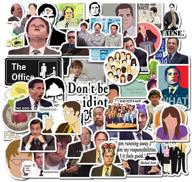 the office stickers pack: 50 funny stickers for laptops, computers, hydro flasks - the office-c stickers logo