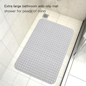 img 3 attached to FALEJU Large Non-Slip Bath Mat for Thickened Bathroom, Shower, and Pool Floors – Home Mat