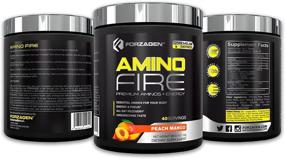 img 1 attached to 🔥 Forzagen Amino Energy + Аминокислоты BCAA: Увеличивает энергию, улучшает фокус, повышает выносливость, улучшает реакцию - 40 порций вкусных аминокислотного огня (персиковый манго)