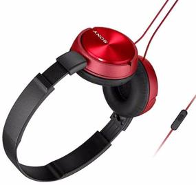 img 1 attached to Sony MDR-ZX310AP/R ZX Series Stereo Headset - Red