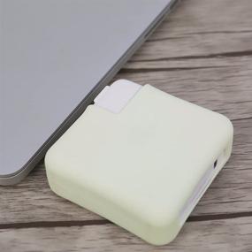 img 1 attached to JRC Premium Ultra Soft Thin Silicone Charger Case Cover For 2020+ MacBook Pro 13&#34