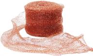 🔒 stuf-fit flexible copper wire mesh screen roll | 100% copper mesh | 5"x50 ft logo