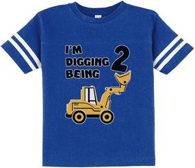 img 4 attached to 2Nd Birthday Bulldozer Construction Toddler Boys' Clothing ~ Tops, Tees & Shirts