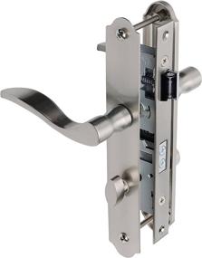 img 1 attached to Wright Products VMT115SN: Serenade Mortise Door Handle in Satin Nickel – Stylish and Functional Choice for Your Home!