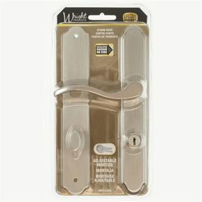 img 3 attached to Wright Products VMT115SN: Serenade Mortise Door Handle in Satin Nickel – Stylish and Functional Choice for Your Home!