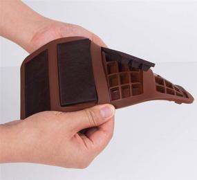 img 1 attached to 🍫 Вебейк форма из силикона для шоколадной плитки для легкого извлечения и разделения конфетных плиток - набор из 2 штук.